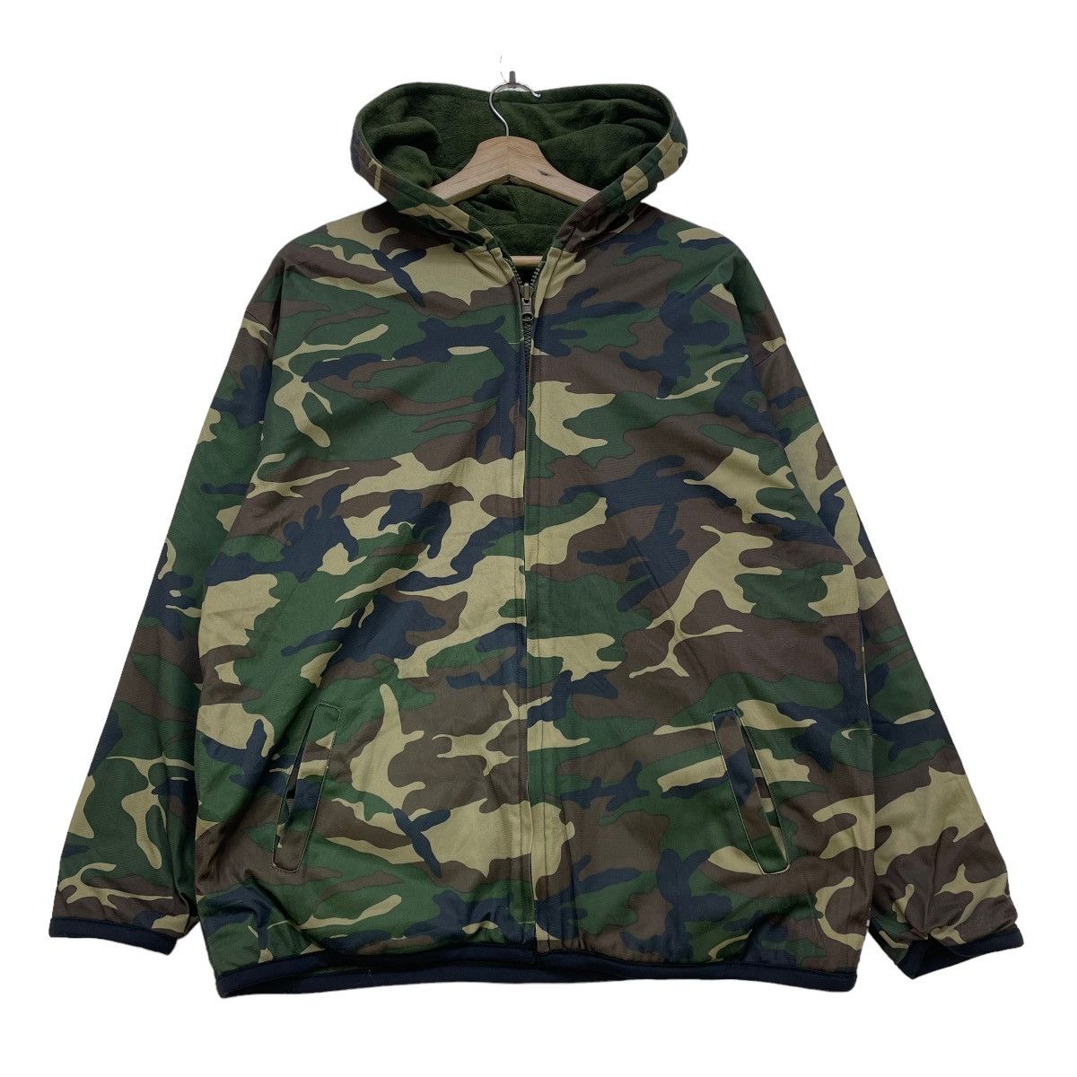 Volcom 💥Awesome Volcom Reversible Camo Hoody Jacket Size US M / EU 48-50 / 2 - 1 Thumbnail