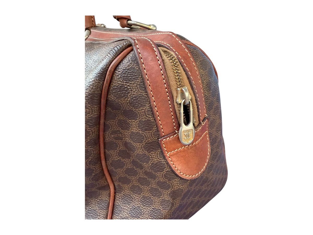 Celine Vintage 90s Celine Macadam Boston Bag Size ONE SIZE - 7 Thumbnail