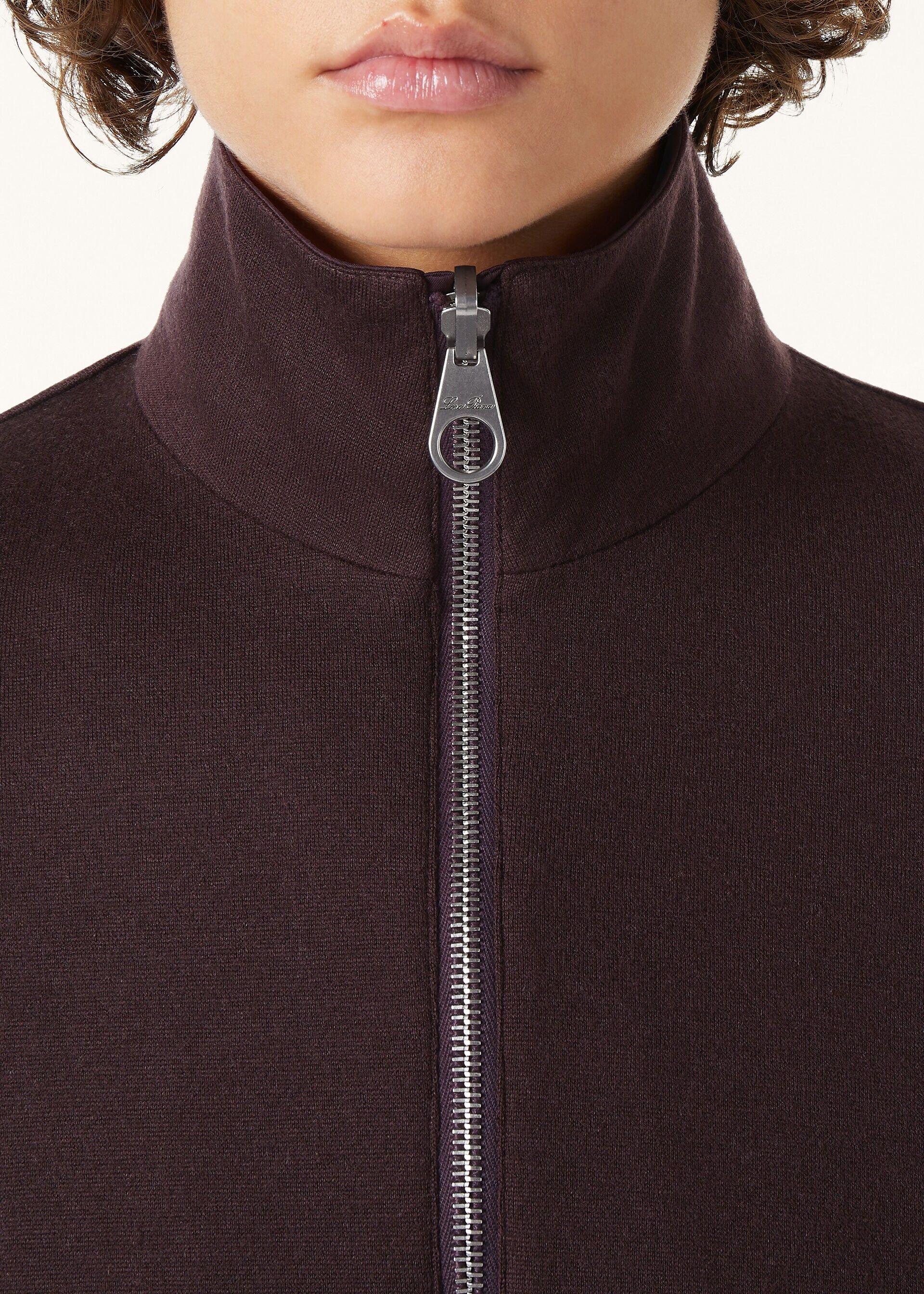 Loro Piana os11x0426 FAQ0514 Bomber Jacket in Vin Chaud Size S / US 4 / IT 40 - 5 Thumbnail