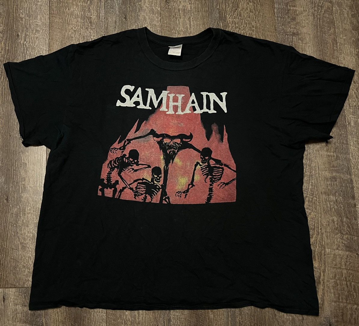 Vintage Vintage SAMHAIN NOVEMBER COMING FIRE SHIRT size XL Size US XL / EU 56 / 4 - 1 Thumbnail