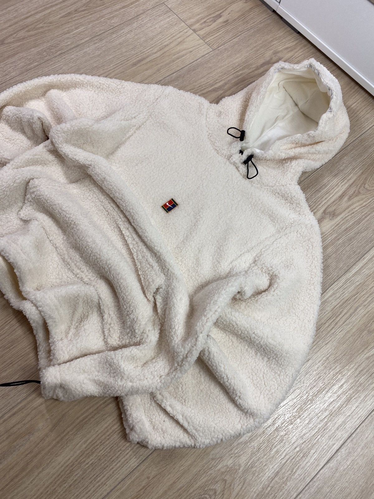 Nike × Vintage Vintage Nike Court Hoodie Center Logo Fleece Hoodie Y2K Boxy Size US M / EU 48-50 / 2 - 2 Thumbnail