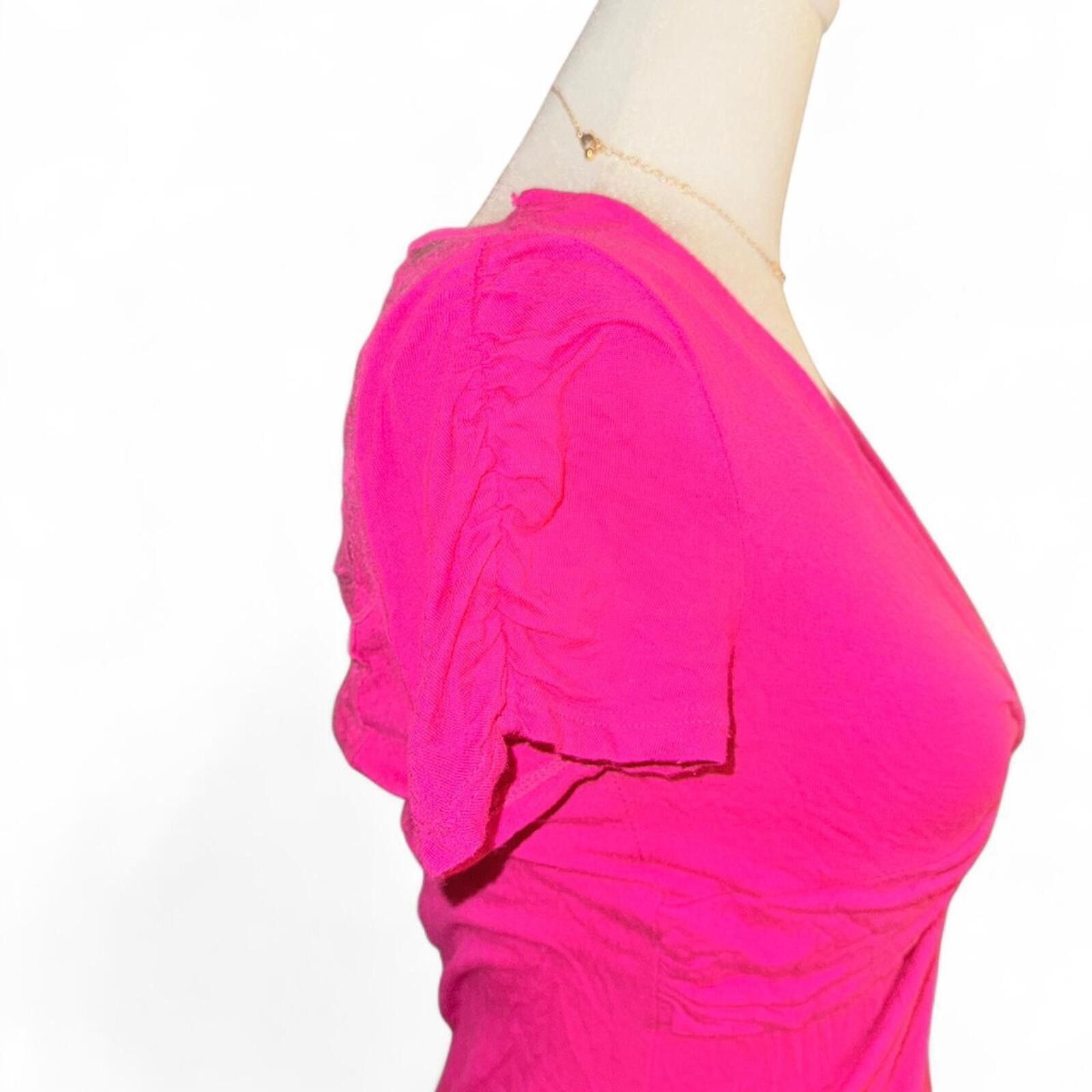 Other Vintage Taboo Hot Pink Lace Y2K Top Size S / US 4 / IT 40 - 4 Thumbnail