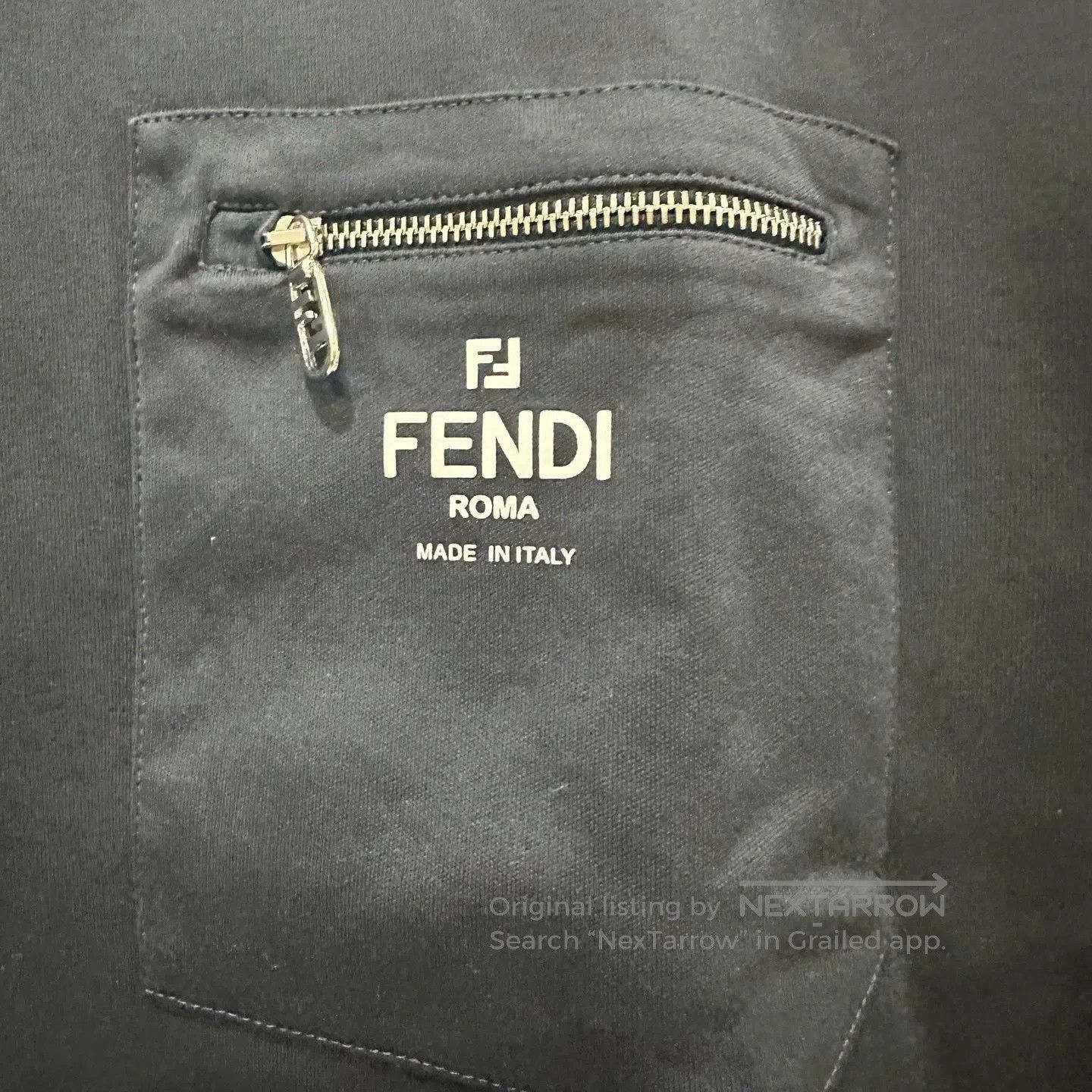 Fendi Fendi Pocket Short Sleeve T-shirt XXL. Size US XXL / EU 58 / 5 - 4 Thumbnail