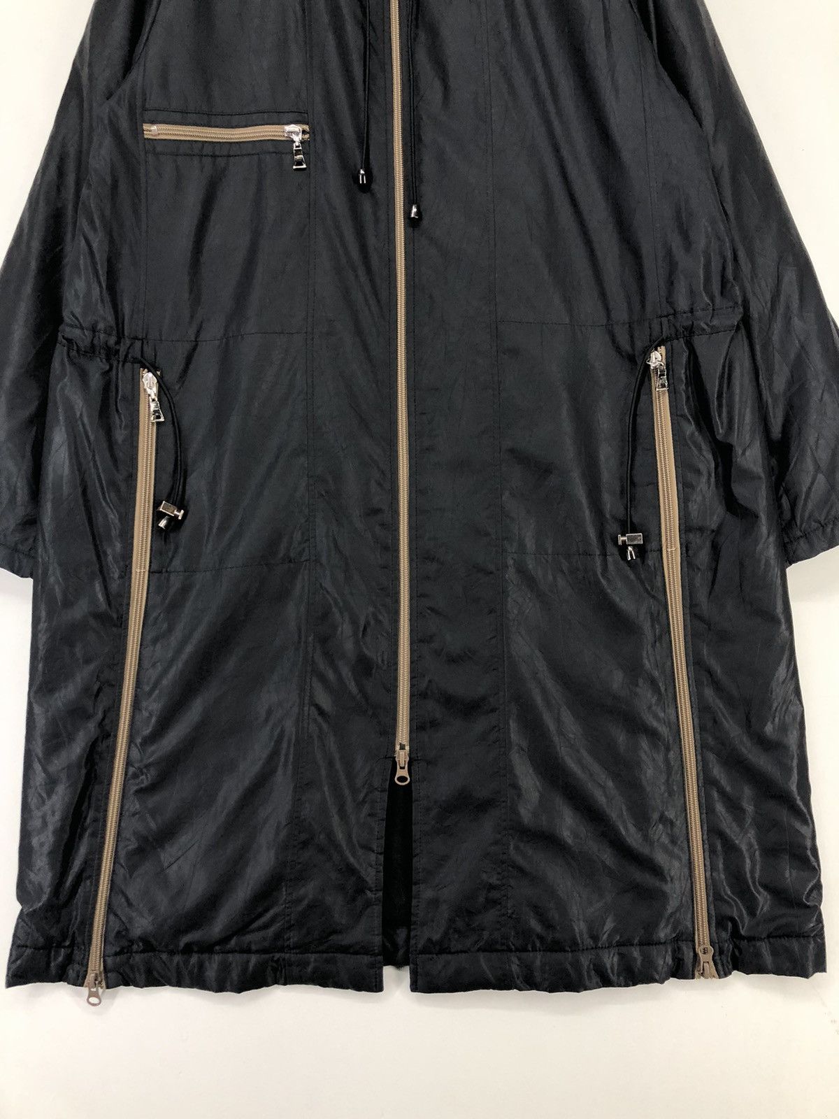 Japanese Brand Vintage Sun Rose Long Jacket Zipper Design Size US L / EU 52-54 / 3 - 10 Thumbnail