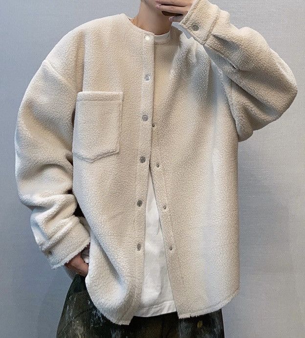Japanese Brand × Vintage Outdoor retro fashion fluffy fleece shirt jacket overshirt Size US M / EU 48-50 / 2 - 1 Thumbnail