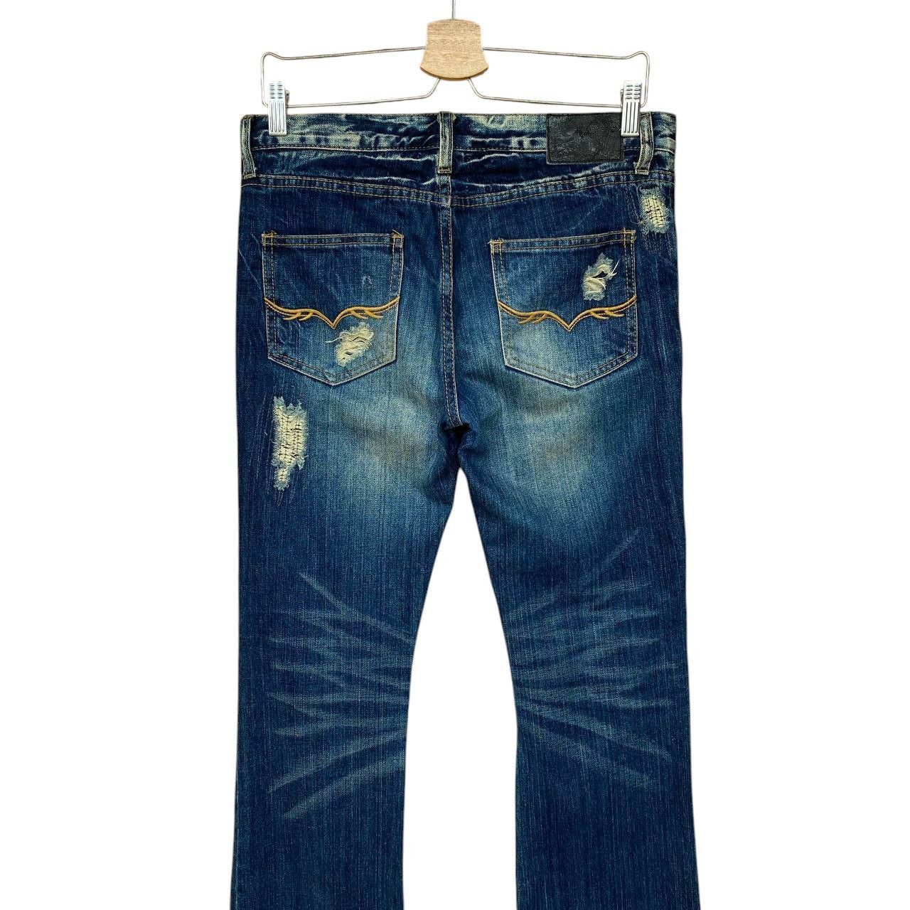 GOSTAR DE FUGA FLARED FUGA DISTRESSED DENIM BOOTCUT W29" Size US 30 / EU 46 - 7 Thumbnail