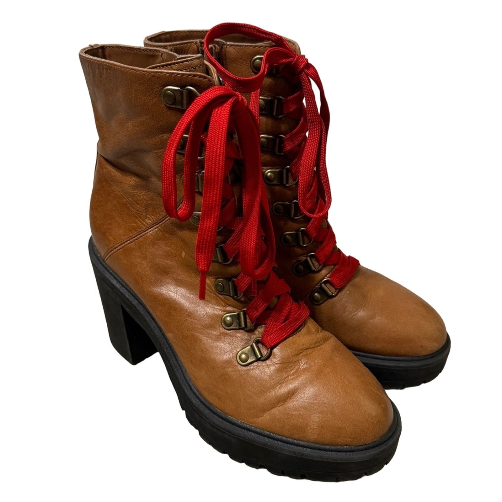 Steve Madden REVOLVE Steve Madden Royce Bootie in Cognac Leather Size 7.5 Size US 7.5 / IT 37.5 - 2 Thumbnail