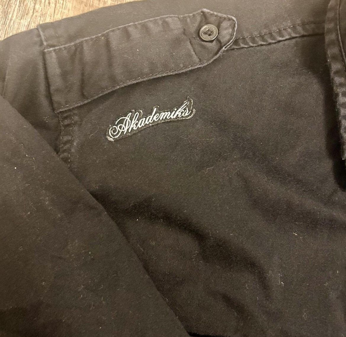 Other AKDMKS Black Button up shirt with a unique design Size US XXL / EU 58 / 5 - 3 Thumbnail
