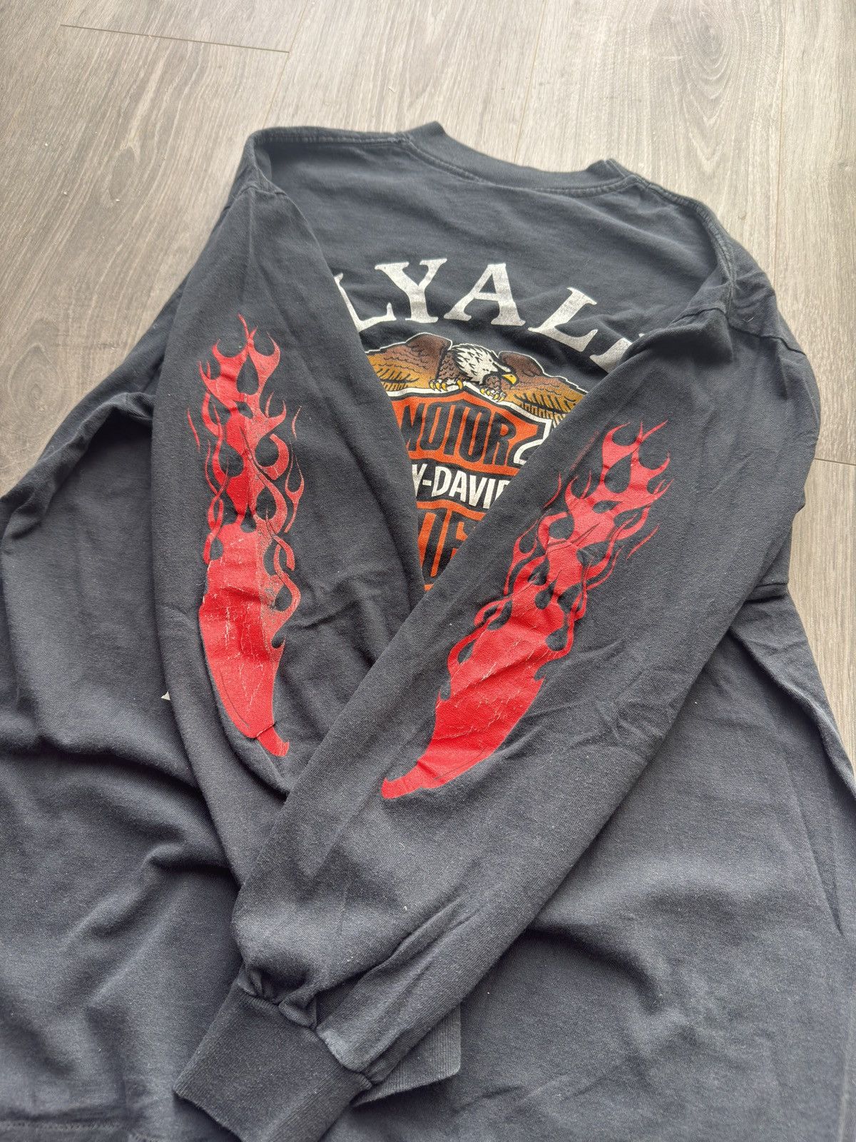 Harley Davidson 1990 Harley davidson longsleeve flames Size US L / EU 52-54 / 3 - 1 Thumbnail