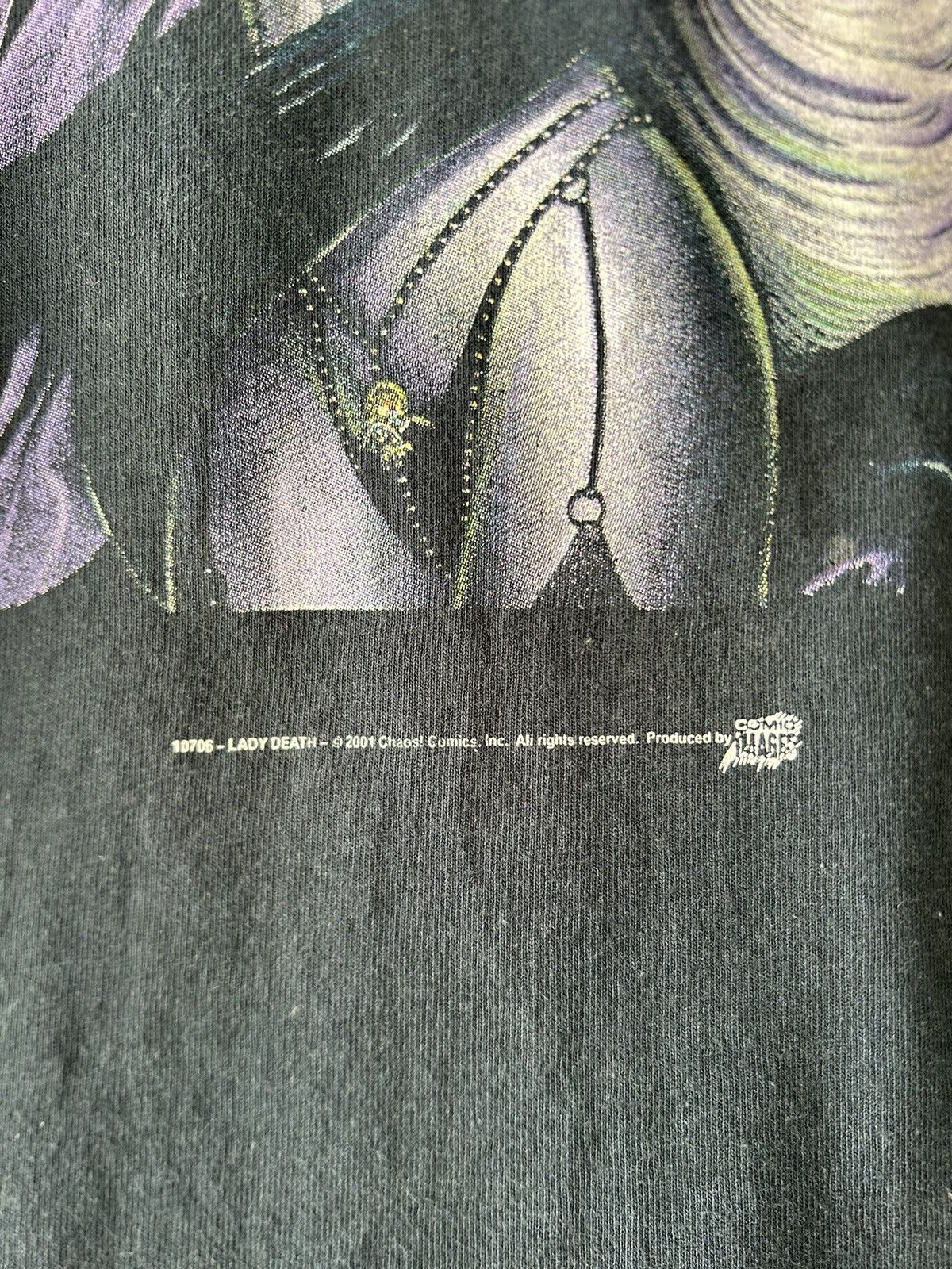 Marvel Comics Vintage 2001 Lady Death Marvel Villains Comic Images Tee Size US L / EU 52-54 / 3 - 3 Thumbnail