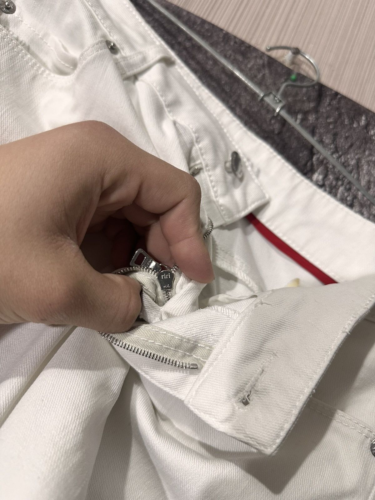 Prada Vintage Prada white jeans Size 27" / US 4 / IT 40 - 5 Thumbnail
