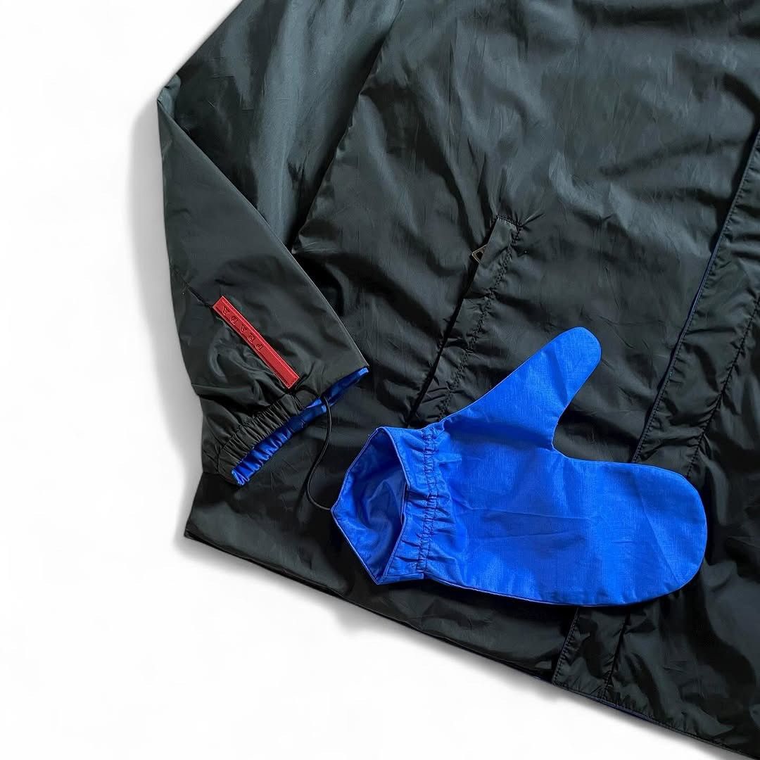 Prada SOLD - AW99 Technical PTFE Gore-Tex Hidden Glove Jacket Size US L / EU 52-54 / 3 - 7 Thumbnail