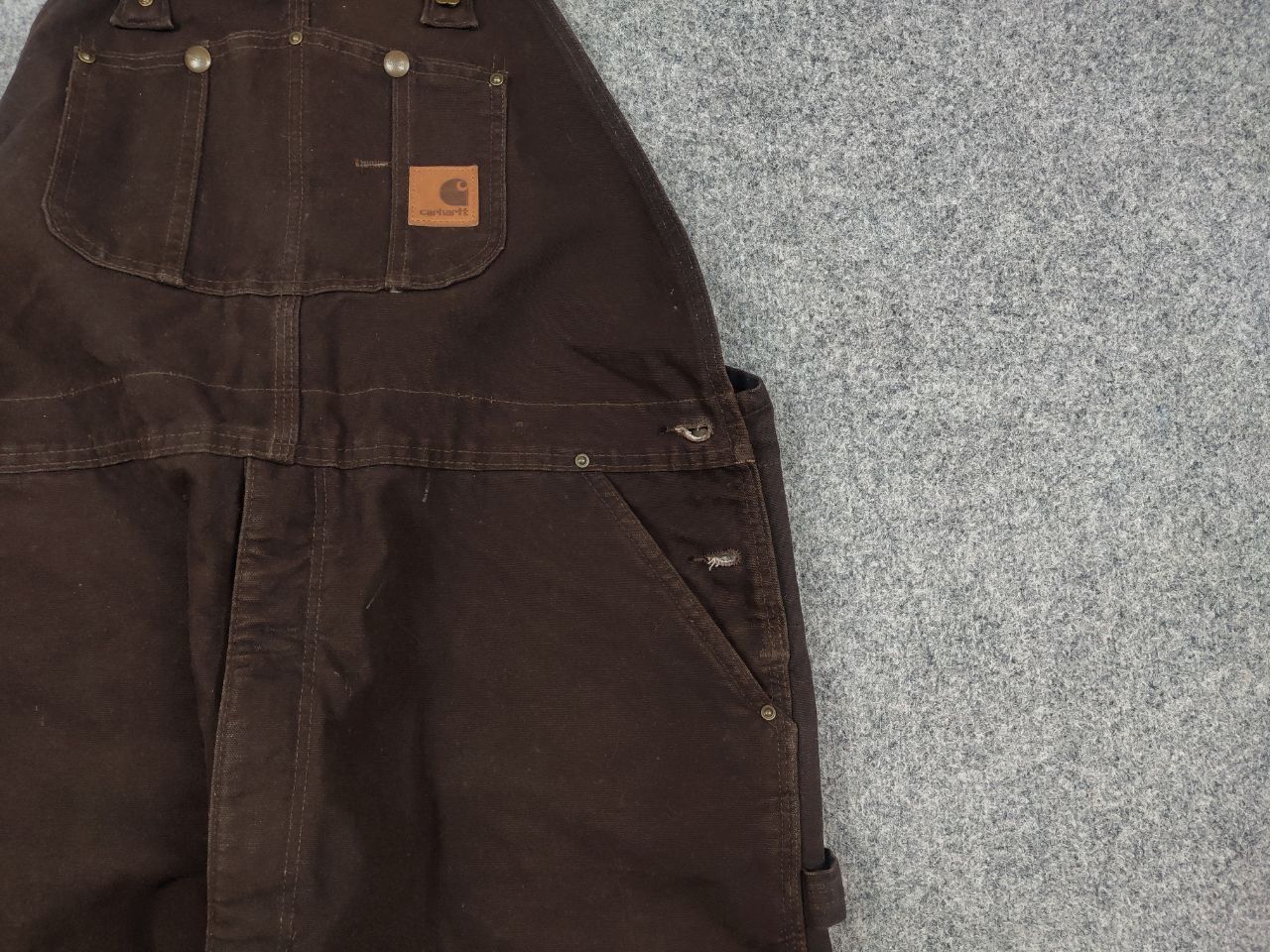 Carhartt Vintage Carhartt Baggy double knee Work canvas overalls USA Size US 36 / EU 52 - 5 Thumbnail