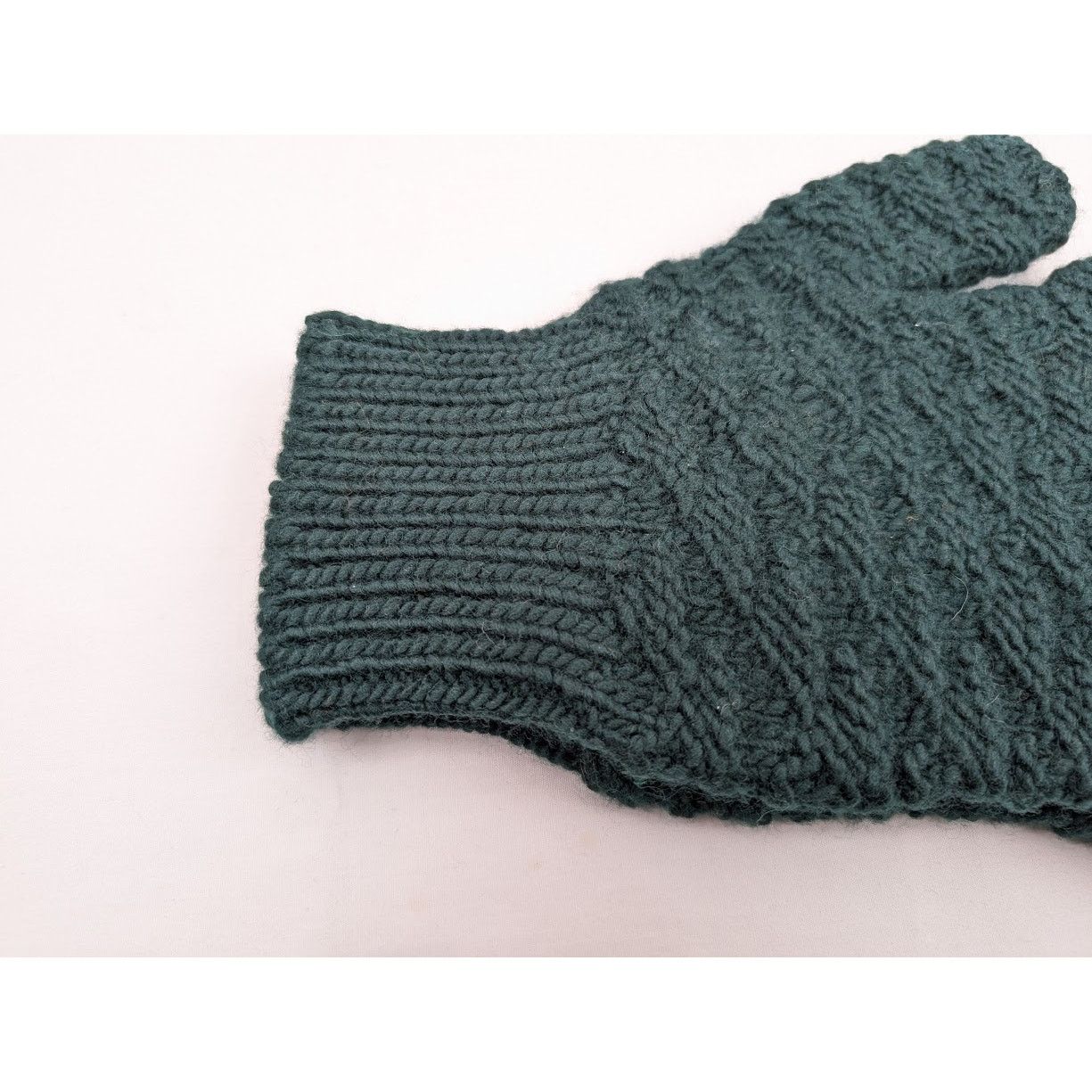 Bottega Veneta o1rshd1 Size: S / Wool Handknit Gloves in Billiard Size ONE SIZE - 3 Thumbnail