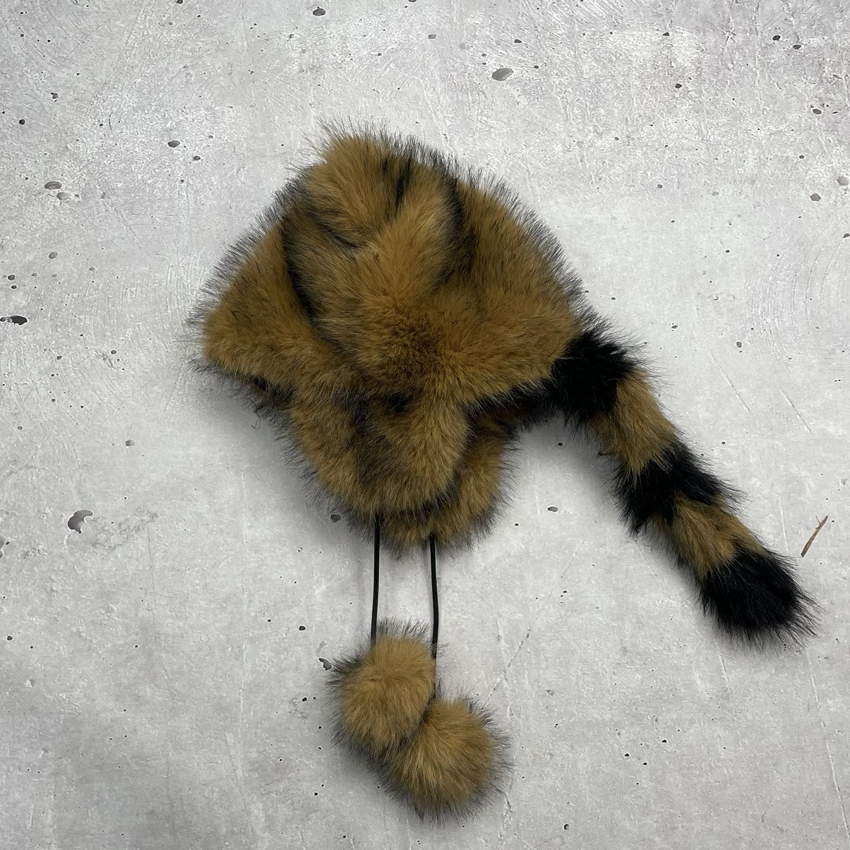 Ushanka Trapper Hat Furry Mohair Fuzzy Fur Hat Y2K
