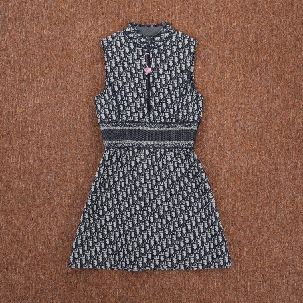 Dior Dior Monogram Sleeveless Dress Size XS / US 0-2 / IT 36-38 - 1 Thumbnail