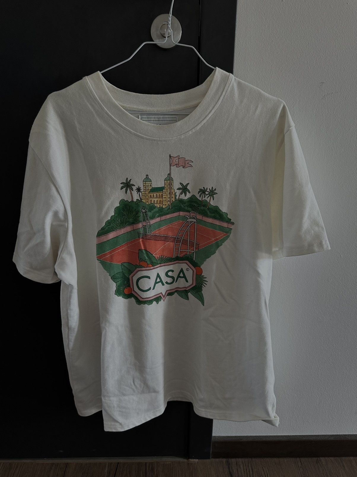 Casablanca Casablanca Tenniscourt Tshirt Size US XL / EU 56 / 4 - 1 Thumbnail