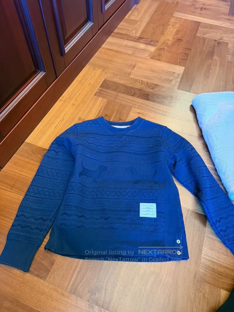 Thom Browne Dark blue sweatshirt