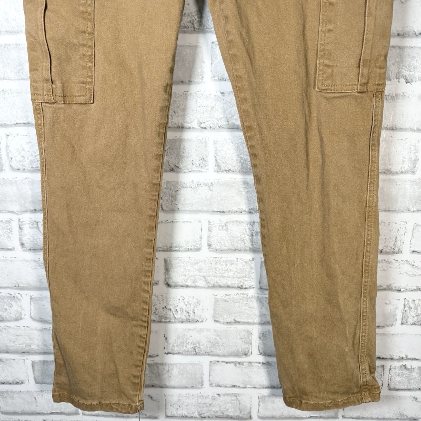 Southpole SouthPole Cargo Hiking Pants Mens Size M Drawstring Brown Size US 31 - 3 Thumbnail