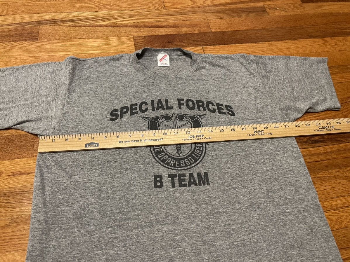 Jerzees × Vintage Vtg 90s Special Forces Camp All American Military T Shirt Size US XL / EU 56 / 4 - 6 Thumbnail