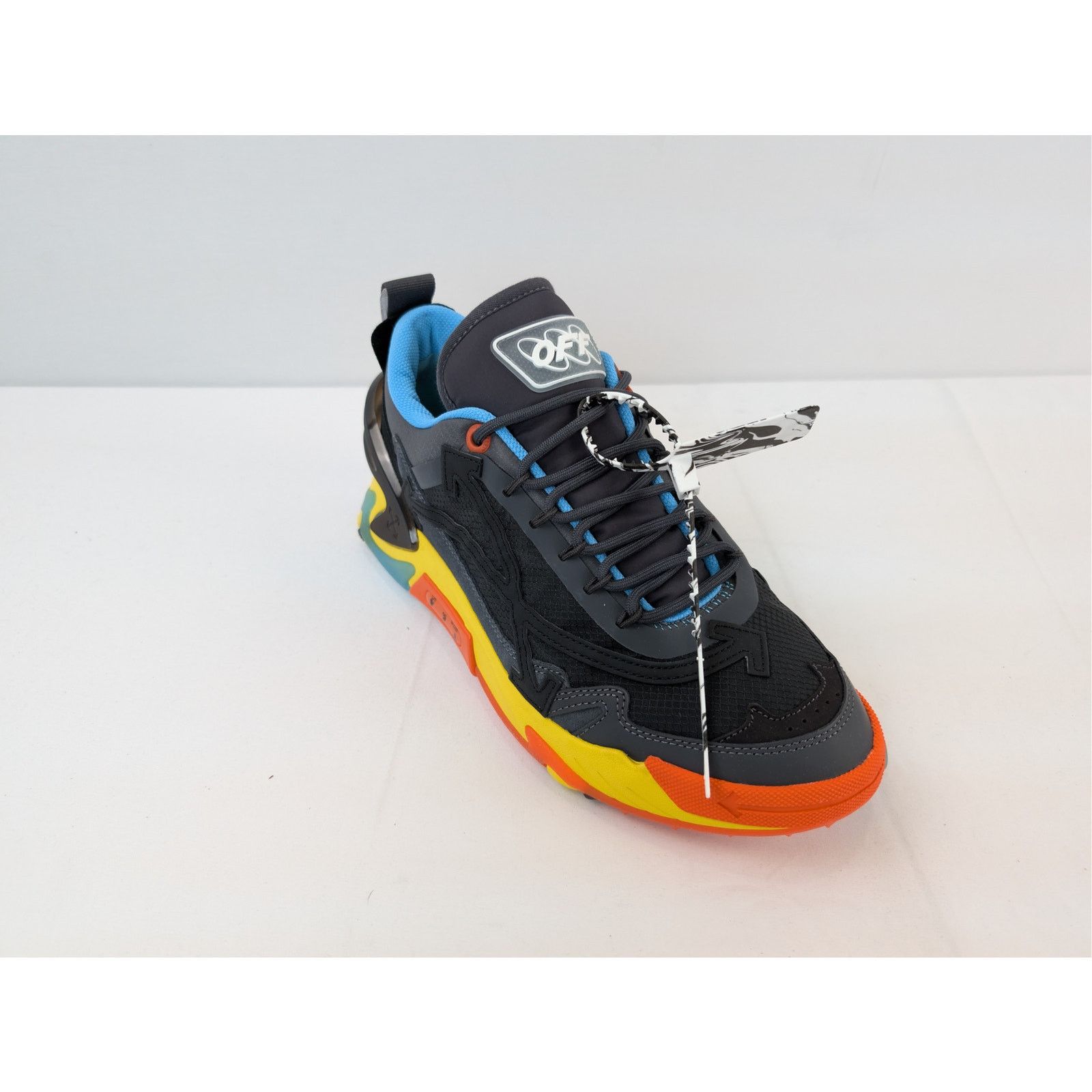 Off-White o1rshd1 Q:2 / OSDY 2000 Low top Sneakers in Yellow/Black Size US 11 / EU 44 - 3 Thumbnail