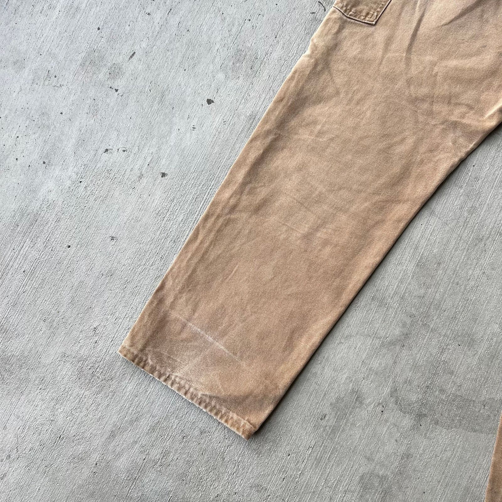 Carhartt × Vintage Carhartt faded brown double knee work wear carpenter pants Size US 34 / EU 50 - 9 Thumbnail