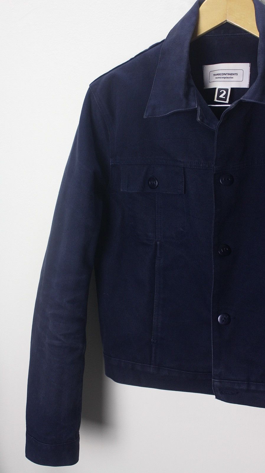 Designer × Japanese Brand Transcontinents Transcooperative Short Crop Denim Jackets Size US L / EU 52-54 / 3 - 4 Thumbnail