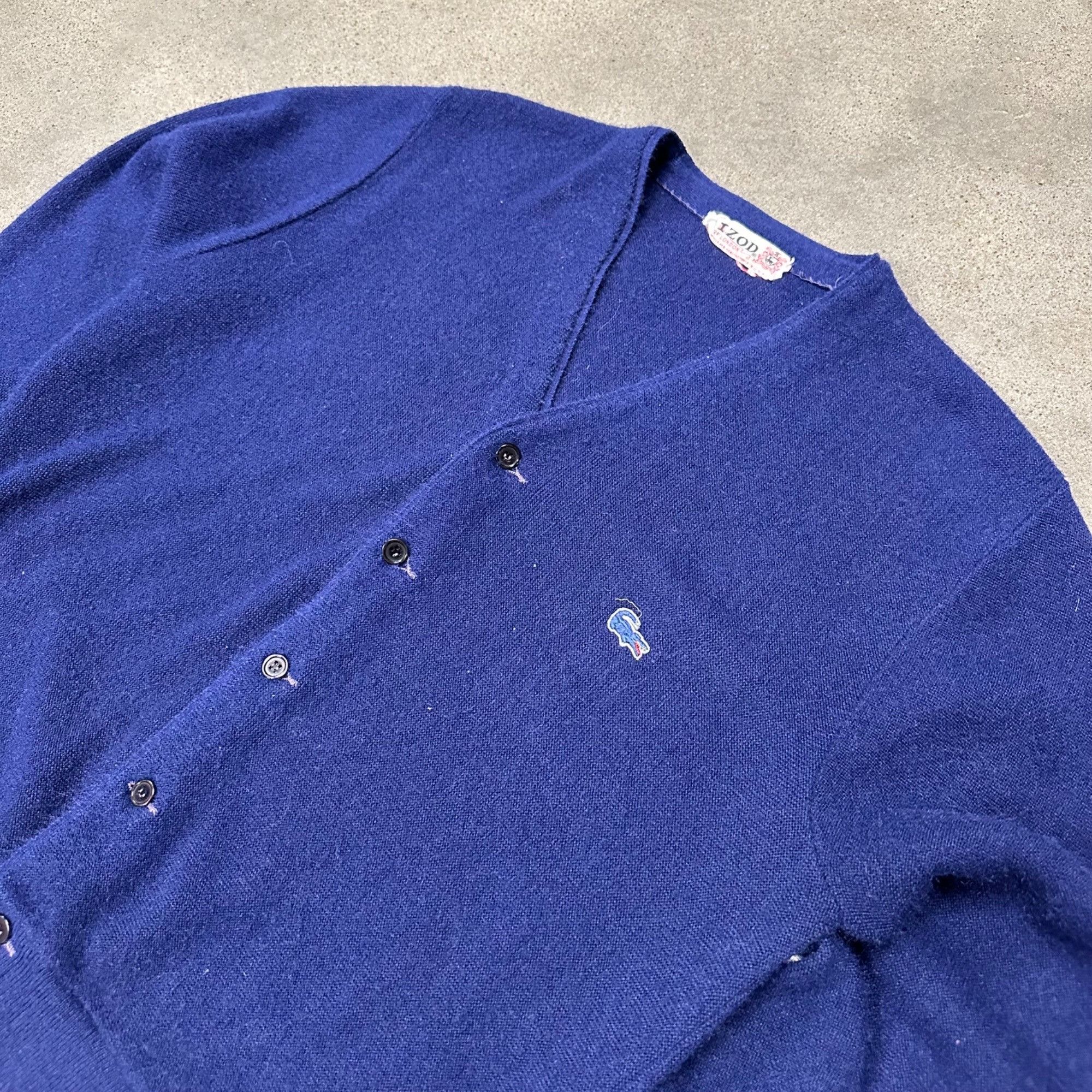 Vintage Vintage 60s/70s Izod of London Knit Cardigan Sweater Size US L / EU 52-54 / 3 - 3 Thumbnail