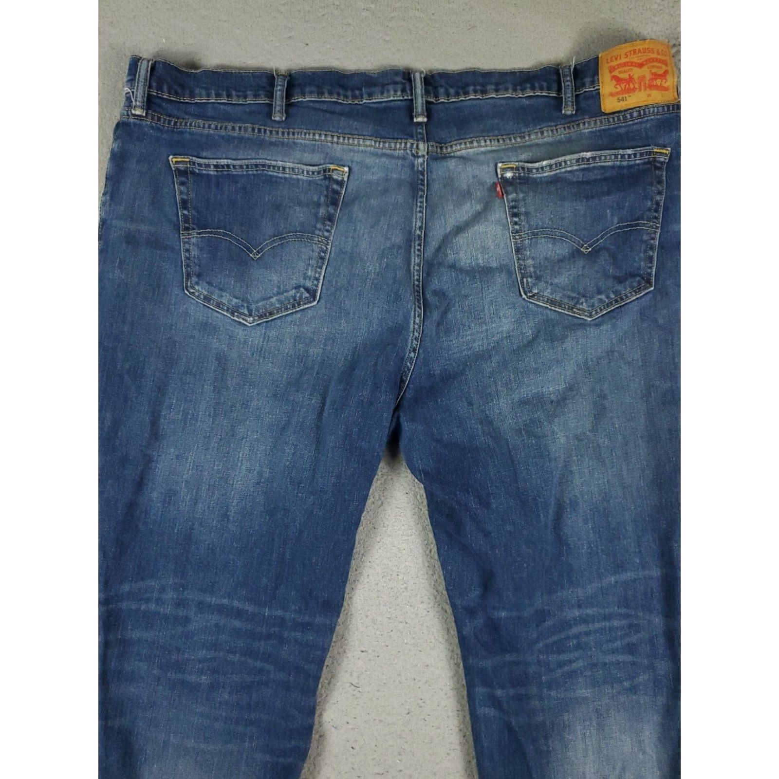 Levi's Levis Mens Blue 48x27 Athletic Fit Straight Leg Denim Jeans Pants Size US 32 / EU 48 - 7 Thumbnail