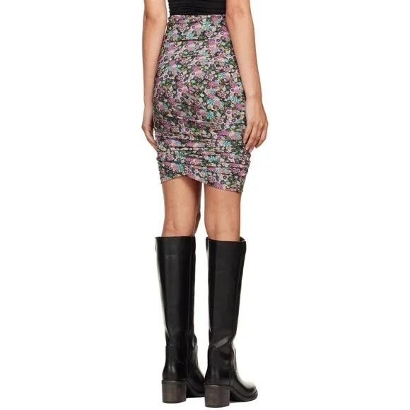 Isabel Marant Isabel Marant Juno Fluid Mini Skirt Size 34 XS Multicolored Size 26" / US 2 / IT 38 - 14 Thumbnail