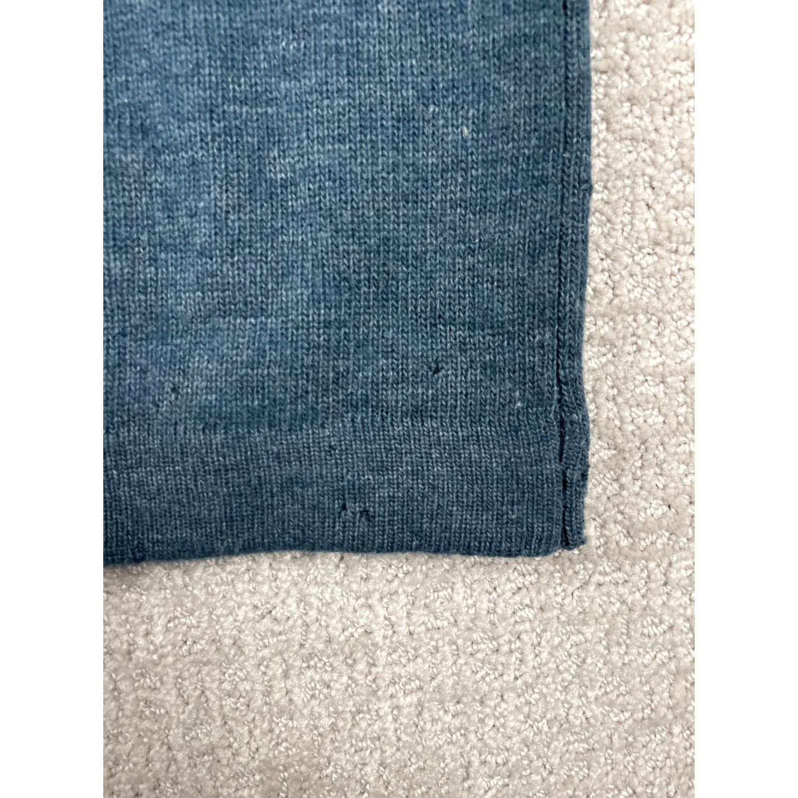 Vintage VINTAGE Apart Sweater Womens Large Blue Open Front Caped Wool Angora Rabbit Hair Pullover Winter Fall Womens Size L / US 10 / IT 46 - 7 Thumbnail