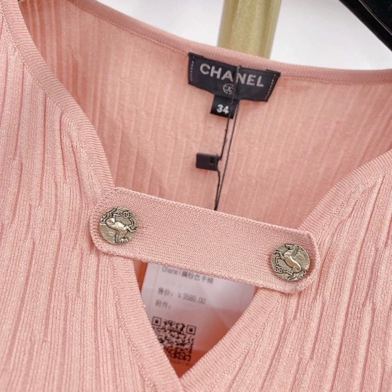 Chanel Lotus pink short sleeves