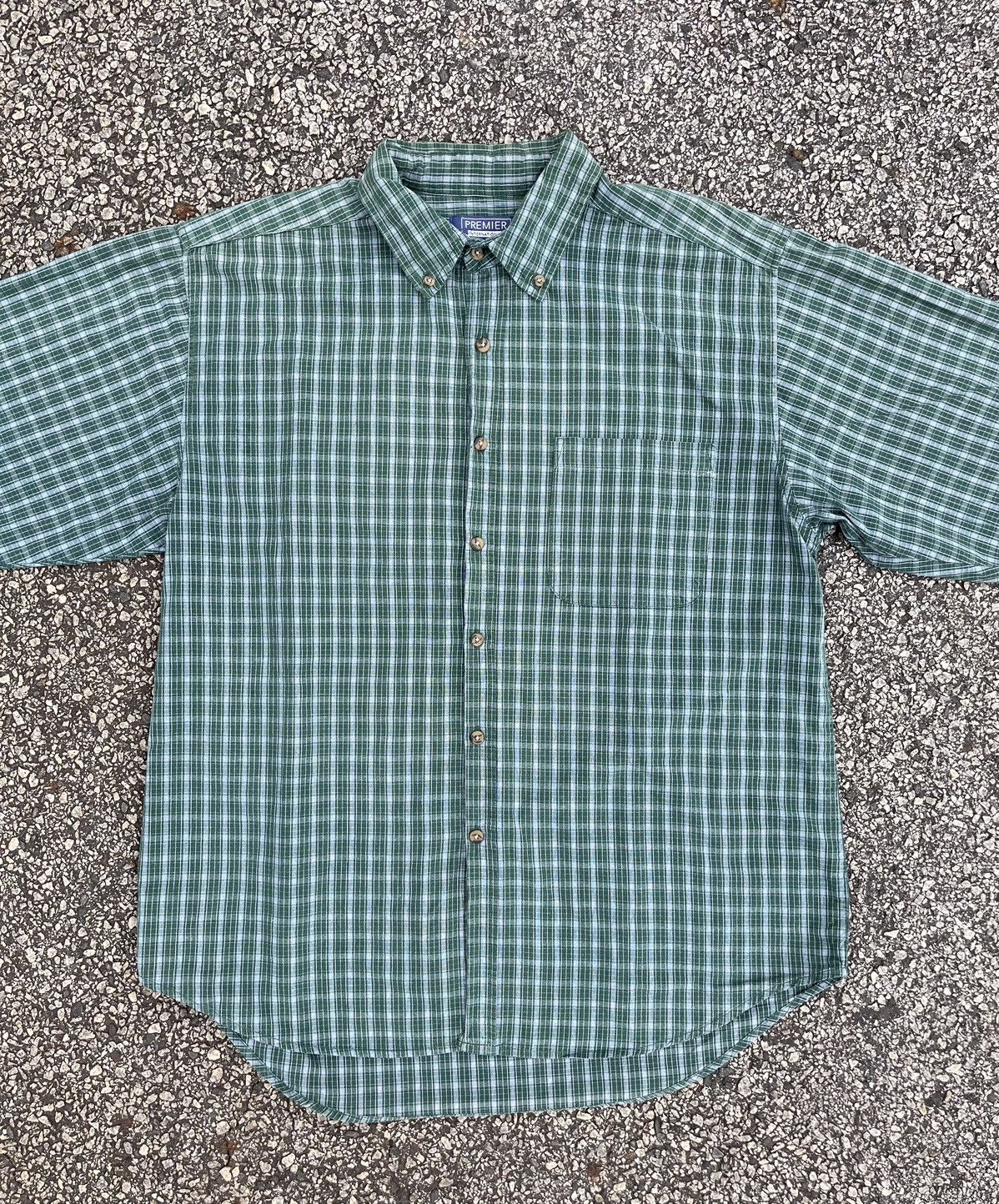 Polo Ralph Lauren × Vintage Vintage Green Button Up Size US L / EU 52-54 / 3 - 2 Thumbnail
