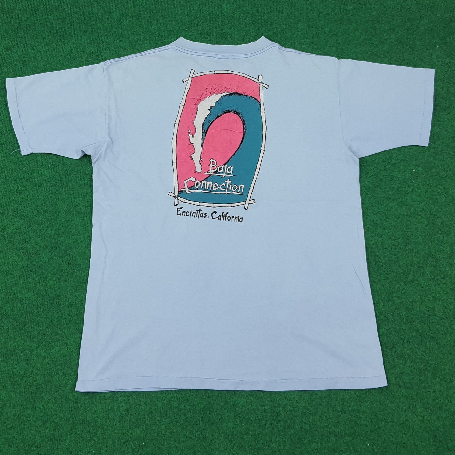 Vintage Vintage Baja Connection Surf Travel Company Tshirt Size US L / EU 52-54 / 3 - 1 Thumbnail