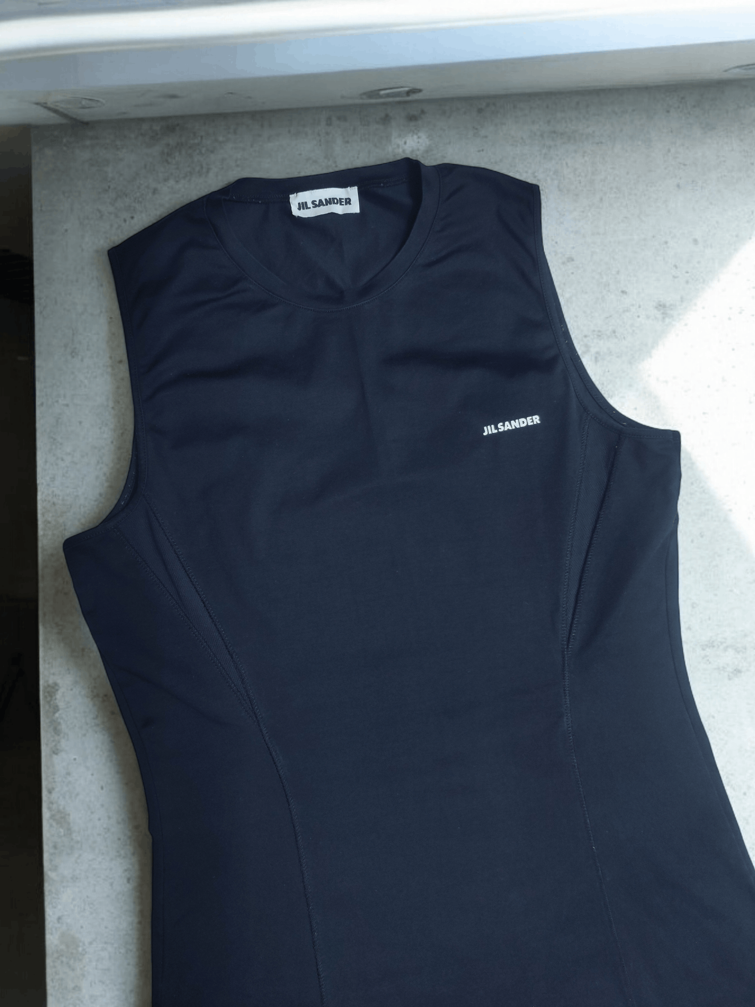 Jil Sander Jil Sander Raf Simons Logo Sport Tank Top Sleeveless T-shirt Size US M / EU 48-50 / 2 - 1 Thumbnail
