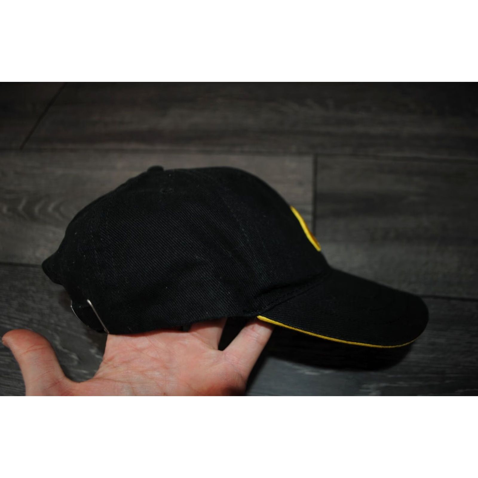 Breitling Breitling Hat Cap Mens Black Cotton 100% New STYLE LOGO GOLD LOGO Cap Size ONE SIZE - 6 Thumbnail