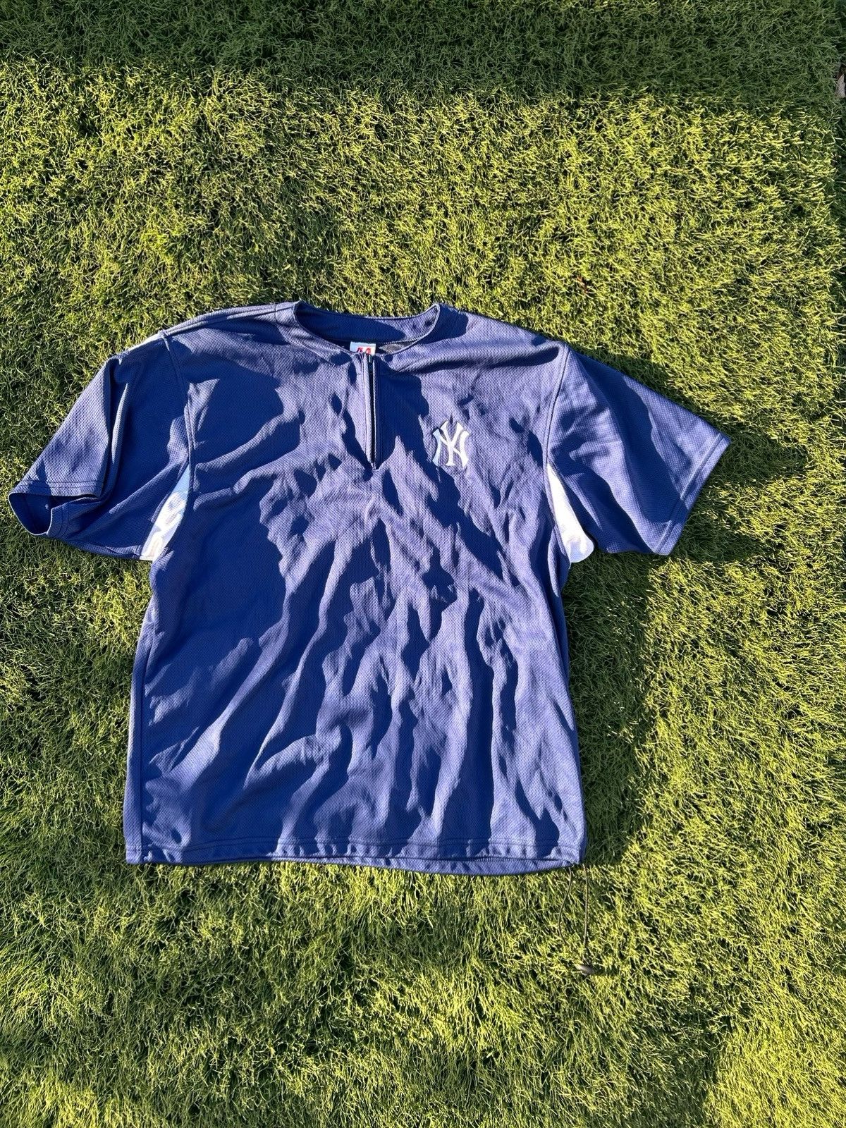 New York Yankees × Vintage New York Yankees mesh long sleeve Size US XL / EU 56 / 4 - 1 Thumbnail