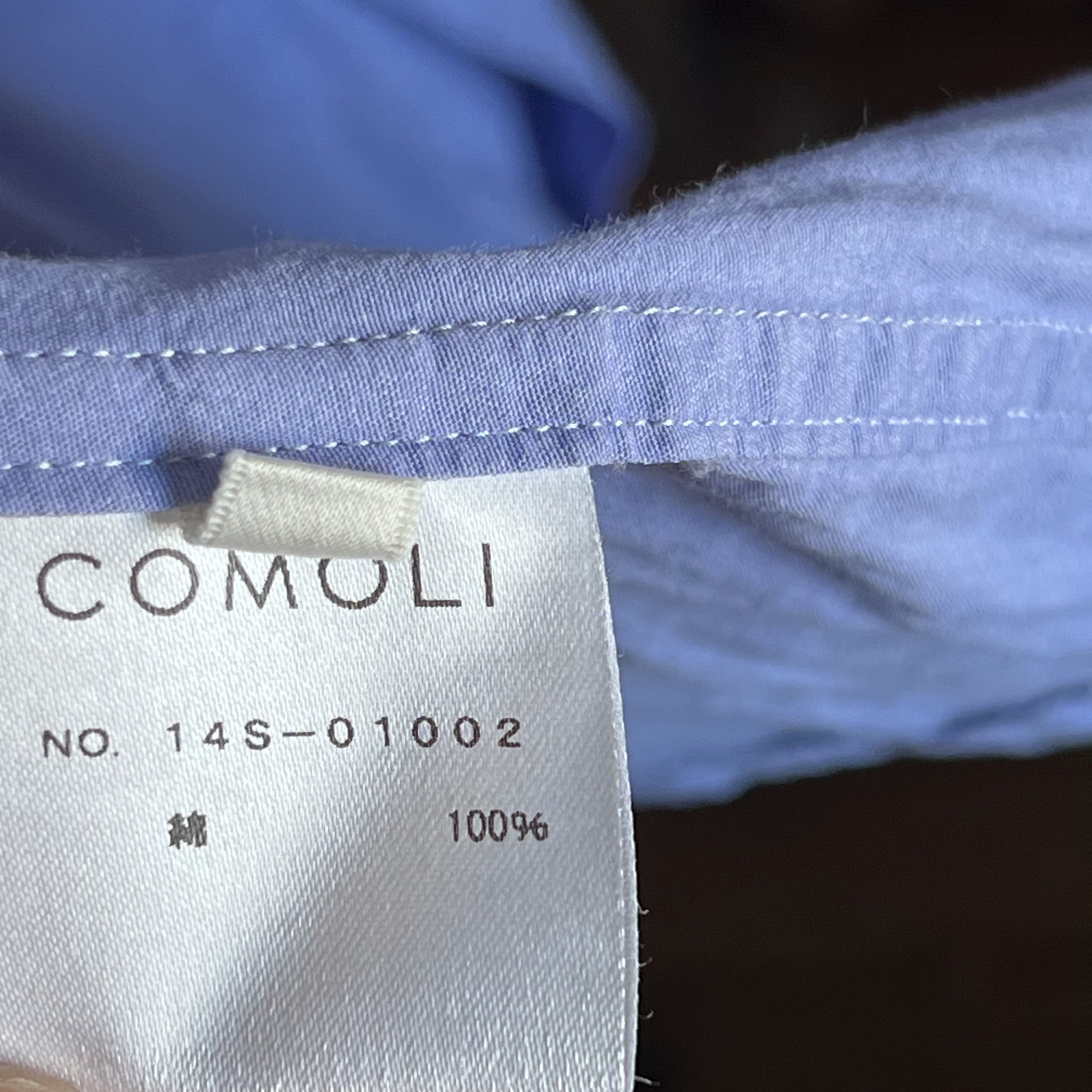 Comoli Comoli Cotton blazer / Sky blue / Sz 1 Size US S / EU 44-46 / 1 - 7 Thumbnail