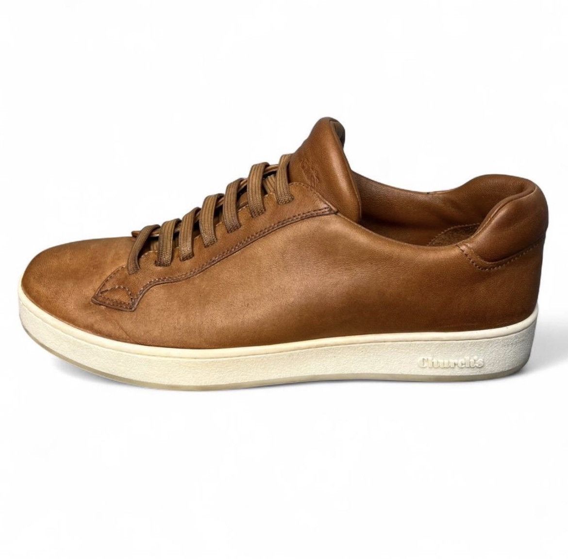 Church's Church's Ludlow 2 Brown Leather Sneakers - UK 7.5 / US 8.5 Size US 8.5 / EU 41-42 - 2 Thumbnail