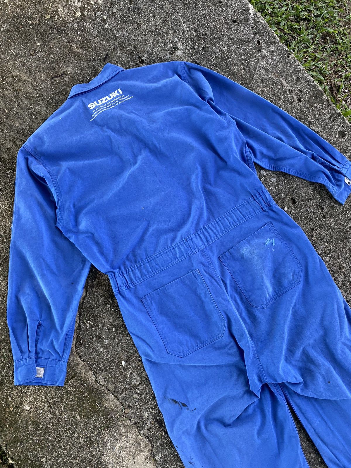 Vintage Vintage Distressed Suzuki Jumpsuit Size US 37 - 9 Thumbnail