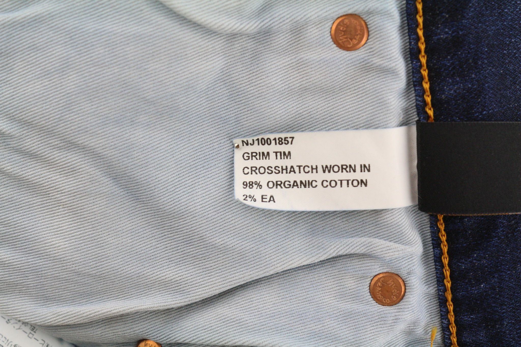 Nudie Jeans GRIM TIM W29/L32 Organic Worn Denim Jeans 81627 Size US 29 - 7 Thumbnail