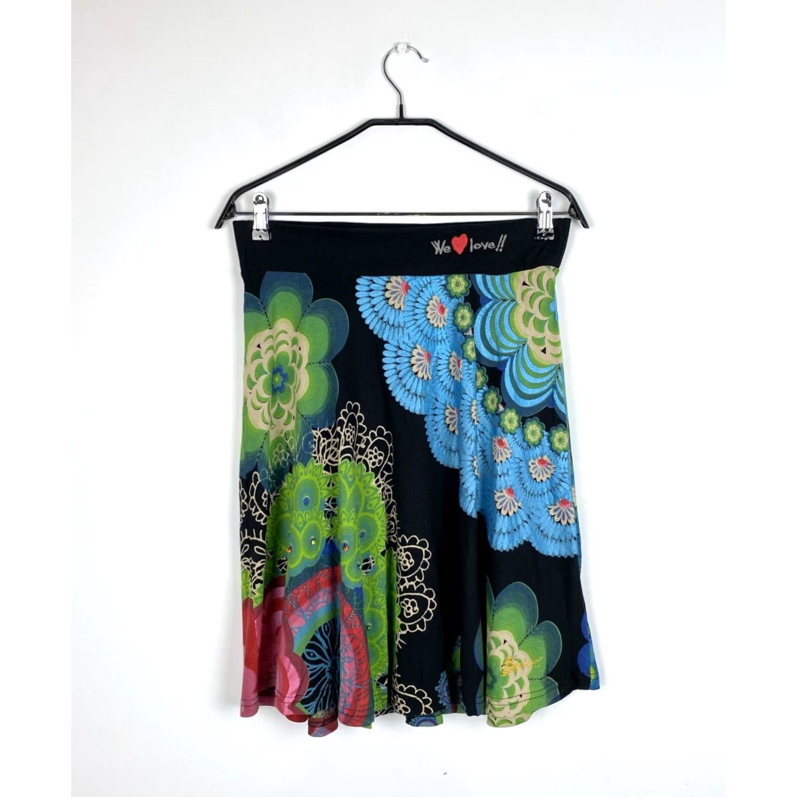 Desigual Desigual Skirt M Womens Midi A-Line Multicoloured Size 32" / US 10 / IT 46 - 2 Thumbnail