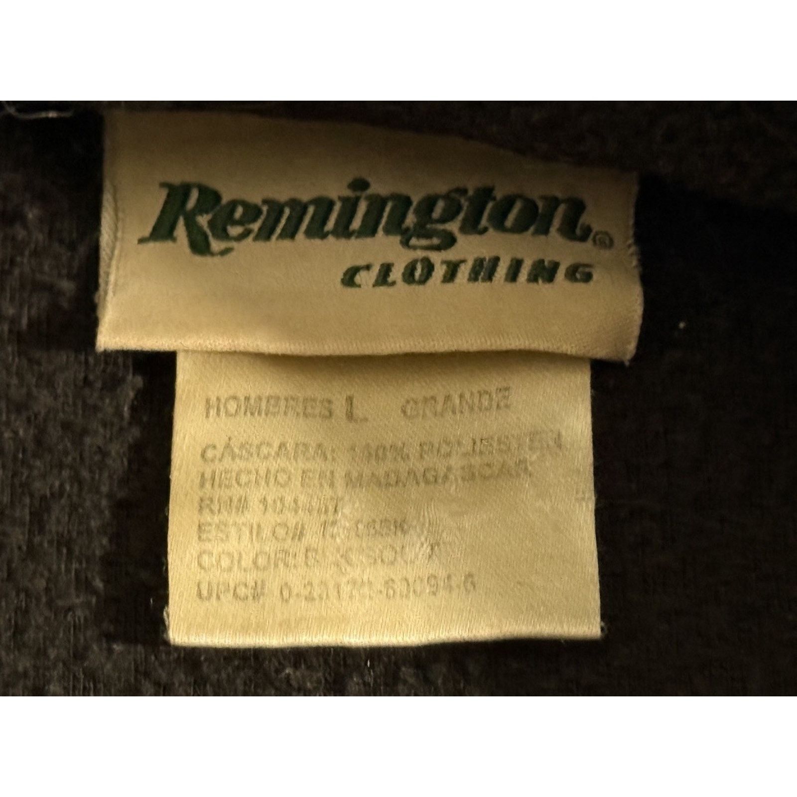 Other Remington Mens Fleece Pullover Sweater Black 1/4 Zip Hunting Size US L / EU 52-54 / 3 - 4 Thumbnail
