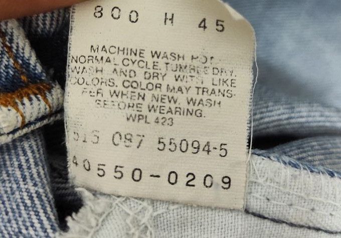 Levi's Vintage 80s Levis 515 Acid Wash Tapered Jeans Size US 32 / EU 48 - 12 Thumbnail