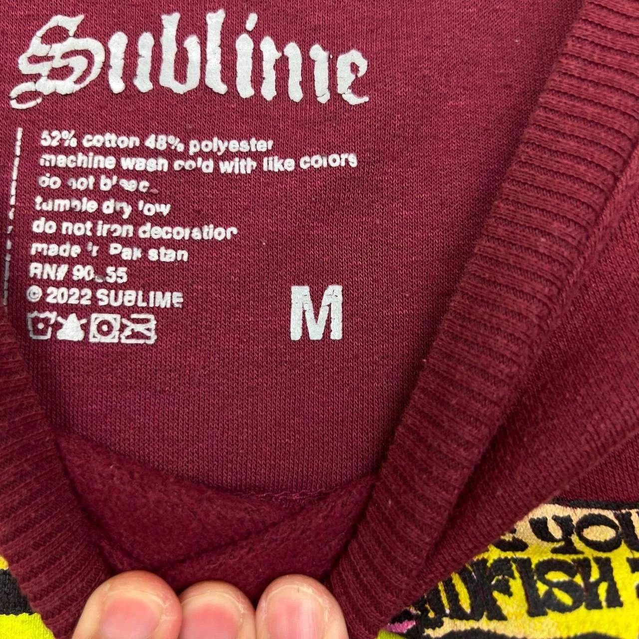 Sublime Sublime To Freedom Sweatshirt Women Red Pullover Crew Neck M Size M / US 6-8 / IT 42-44 - 2 Thumbnail