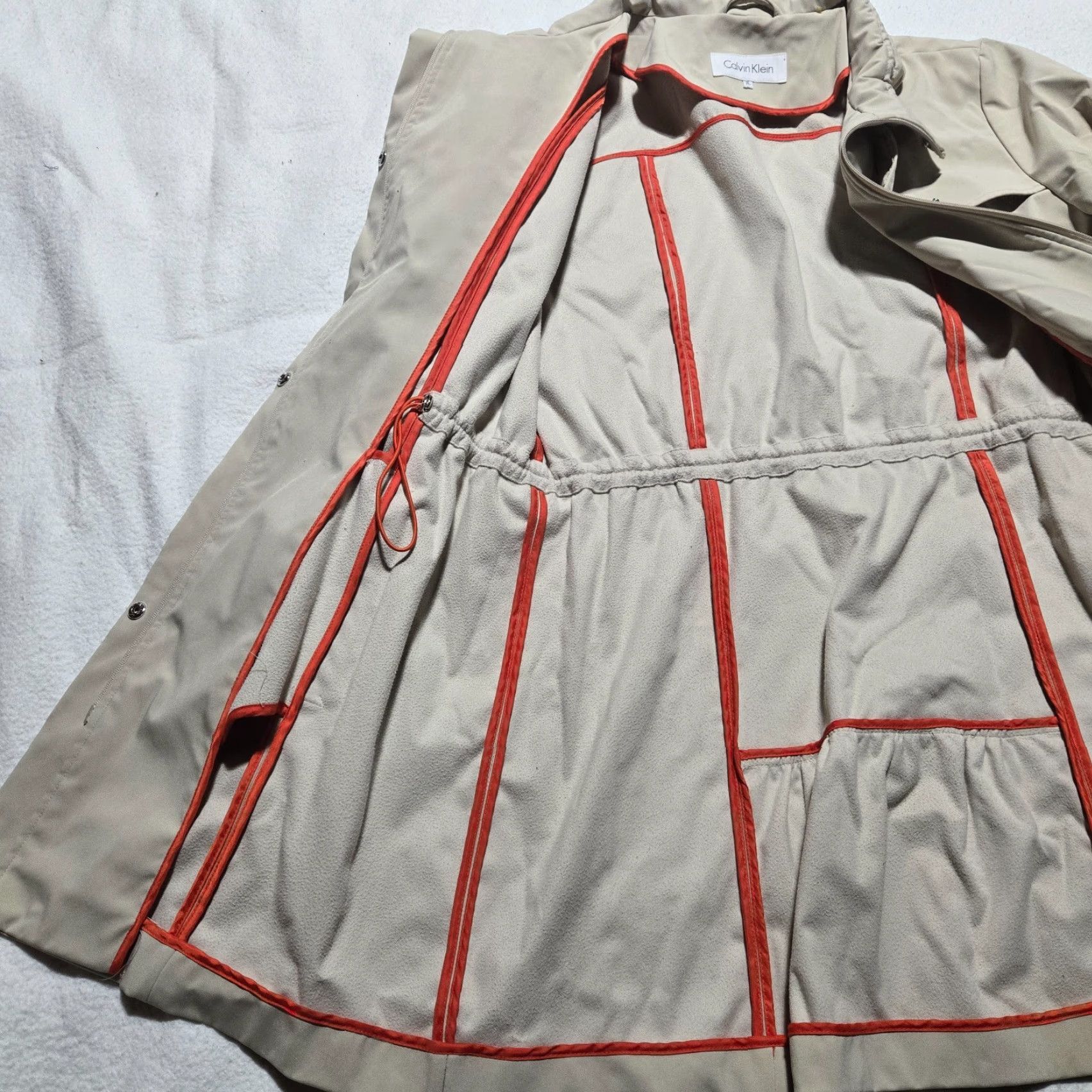 Calvin Klein Calvin Klein Coat Pea Coat Jacket Tan Beige Women's XL Size XL / US 12-14 / IT 48-50 - 3 Thumbnail