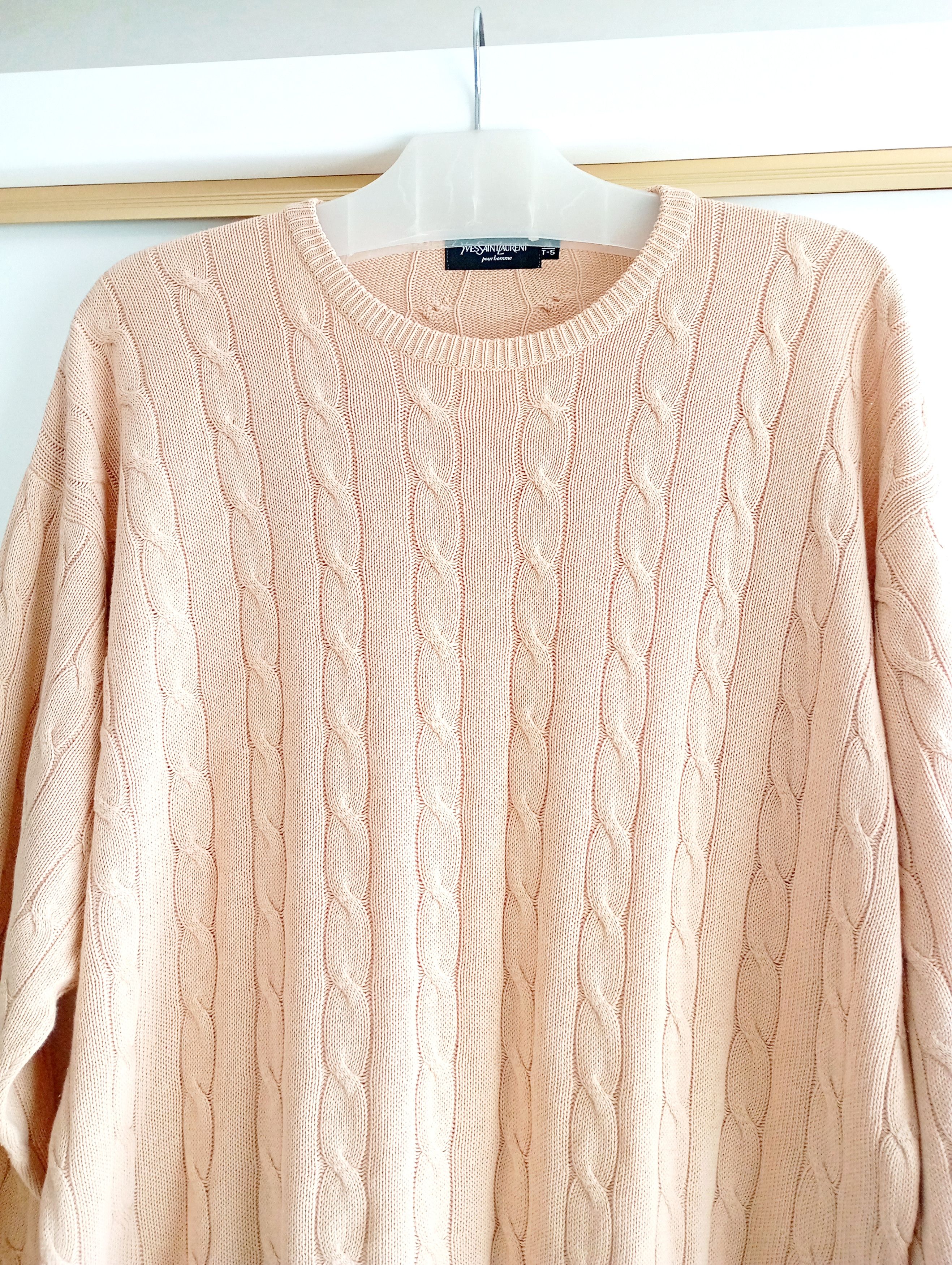 Yves Saint Laurent Vintage 90s Yves Saint Laurent YSL Knit Sweater Crewneck Y2k Size US XL / EU 56 / 4 - 2 Thumbnail