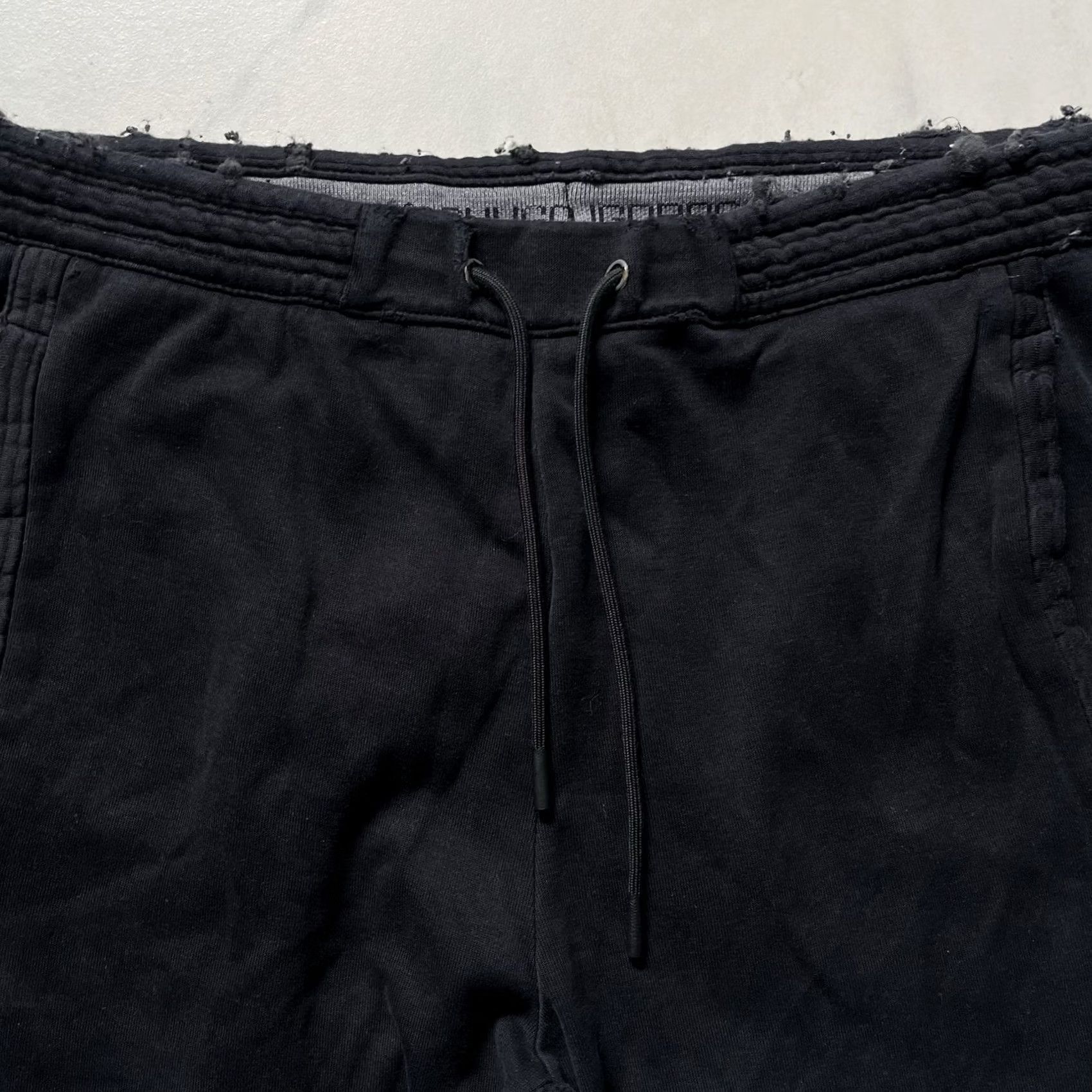 Hugo Boss HUGO BOSS Sweatpants Jogger XL Mens Cotton Spandex Pocket Drawstring Black 36x30 Size US 36 / EU 52 - 2 Thumbnail