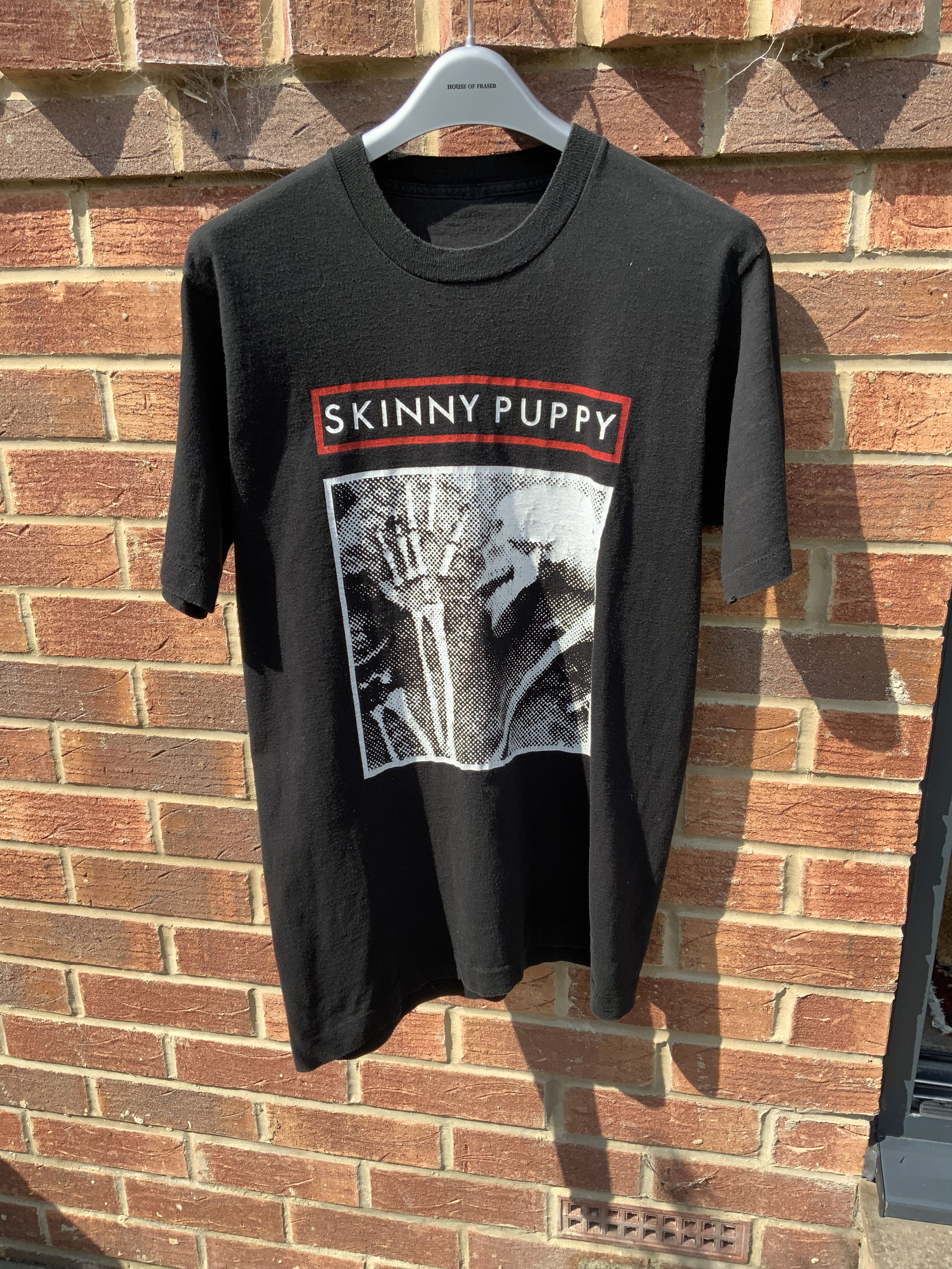 Vintage 1990 vtg Skinny Puppy Remission single stitch t shirt Size US M / EU 48-50 / 2 - 2 Thumbnail