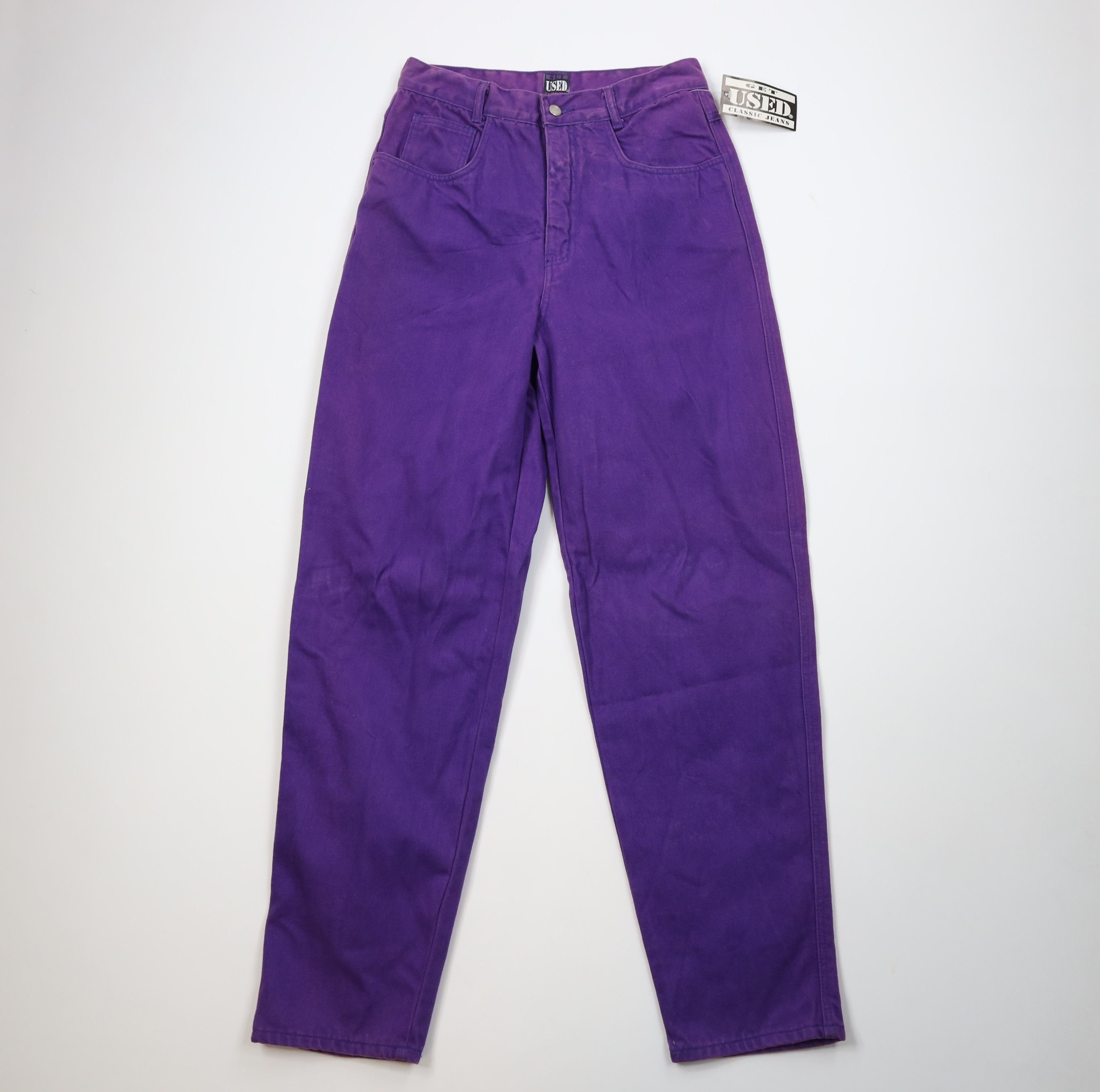 Deadstock Vintage 90s Streetwear Fit Skateboard Jeans Purple